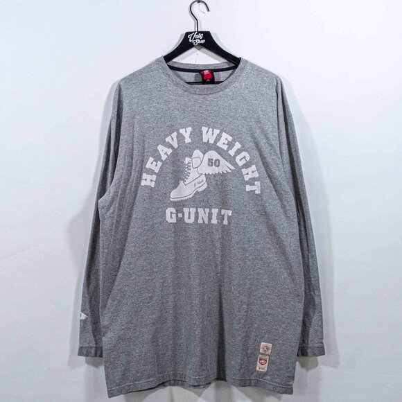 G-Unit Heavyweight Boot Wing Long Sleeve T-Shirt Ecko Unltd XL Y2K Hip Hop - Picture 1 of 15